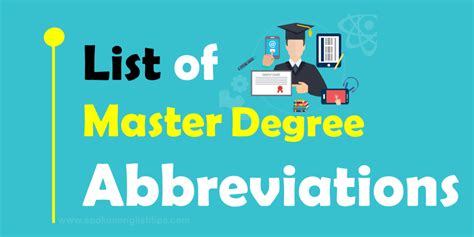 master's degree abbreviation.